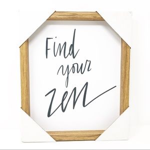 Find Your Zen Wall Art